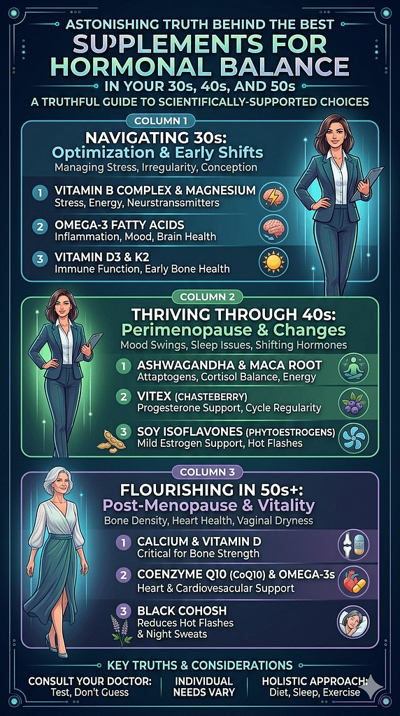 The best supplements for hormonal balance