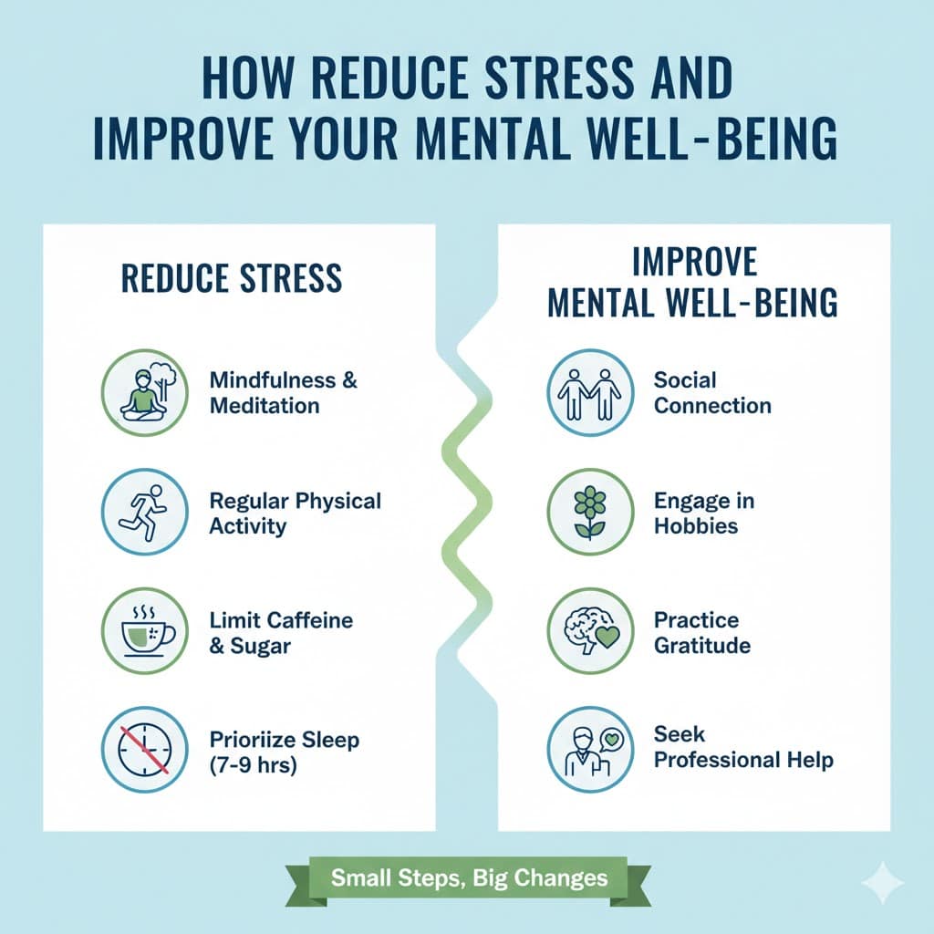 Read more about the article How to Reduce Stress and Improve Your Mental Well-being