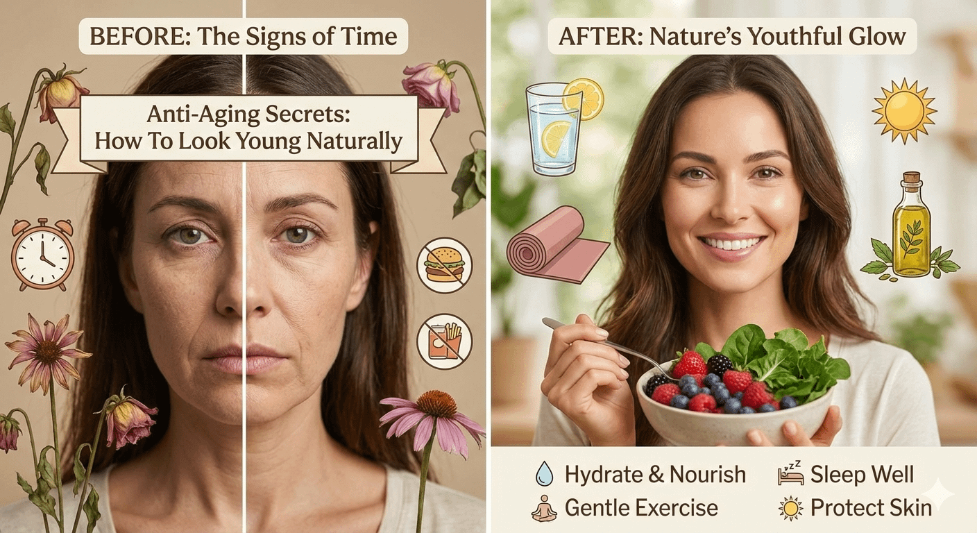 Read more about the article Anti-Aging Secrets: How To Look Young Naturally
