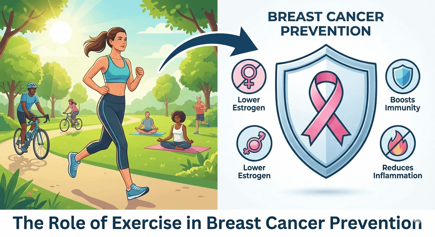 Read more about the article The Role of Exercise in Breast Cancer Prevention: The truth You Never Know