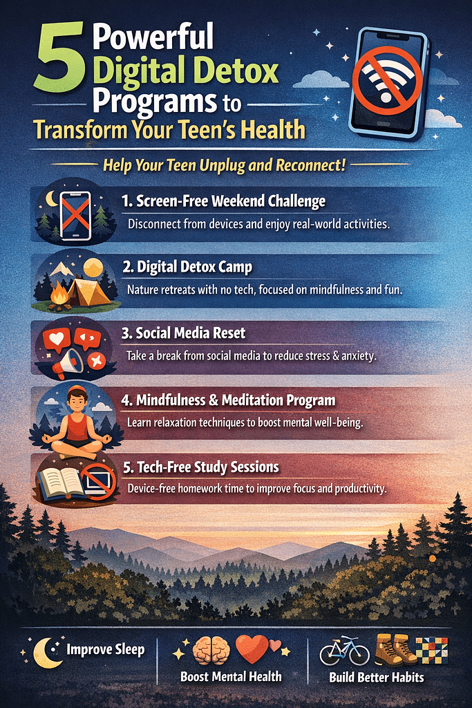 Digital Detox Programs To Transform Your Teens Health 