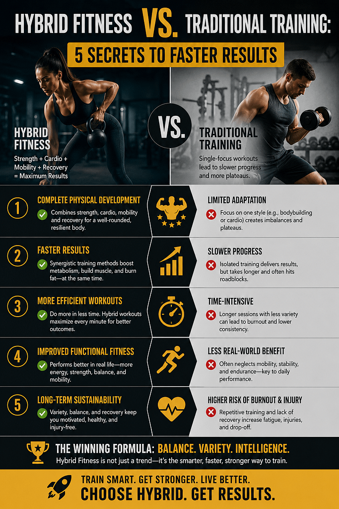 Hybrid Fitness vs. Traditional Training